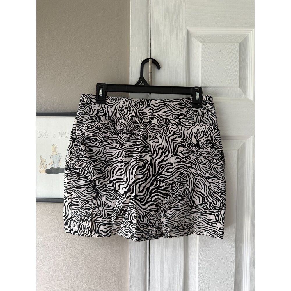 Zebra Mini Skirt